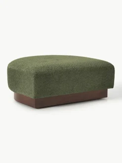 Sofa-Hocker Natalie aus Teddy-Bouclé