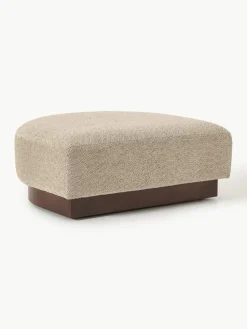 Sofa-Hocker Natalie aus Teddy-Bouclé