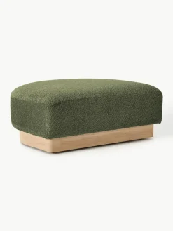Sofa-Hocker Natalie aus Teddy-Bouclé