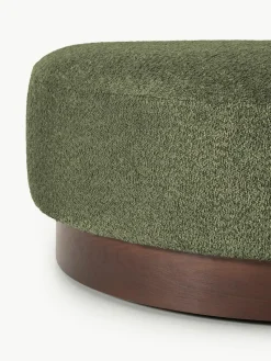 Sofa-Hocker Natalie aus Teddy-Bouclé