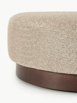 Sofa-Hocker Natalie aus Teddy-Bouclé