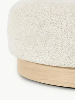 Sofa-Hocker Natalie aus Teddy-Bouclé