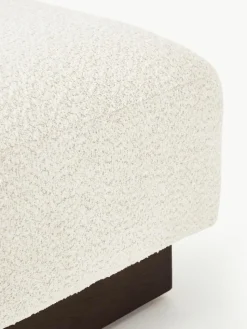 Sofa-Hocker Natalie aus Teddy-Bouclé