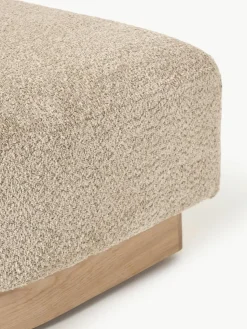 Sofa-Hocker Natalie aus Teddy-Bouclé