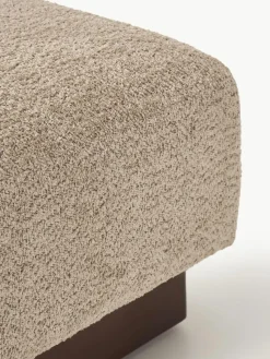 Sofa-Hocker Natalie aus Teddy-Bouclé