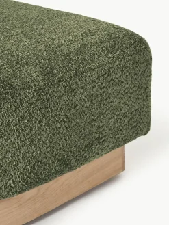 Sofa-Hocker Natalie aus Teddy-Bouclé