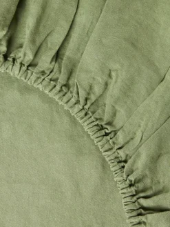 Spannbettlaken Airy, gewaschenes Leinen