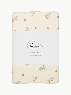 Spannbettlaken Bicycles aus Bio-Baumwolle