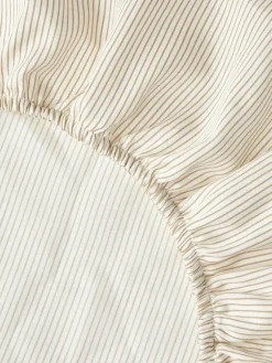 Spannbettlaken Camel aus Bio-Baumwolle