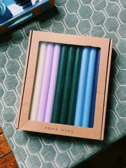 Stabkerzen Fall Picknick, 20er-Set