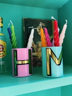 Stabkerzen Mixed Twisted, 6er-Set