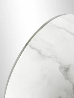 Standspiegel Bonita mit Sockel in Marmor-Optik