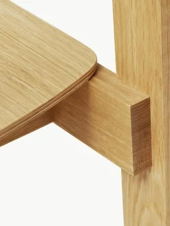 Stapelbare Stühle Blueprint aus Eichenholz, 2 Stück