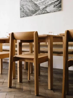 Stapelbare Stühle Blueprint aus Eichenholz, 2 Stück