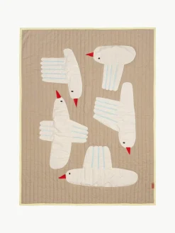 Steppdecke Bird aus Bio-Baumwolle