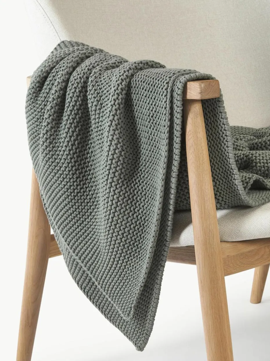 Strickdecke Adalyn aus Bio-Baumwolle