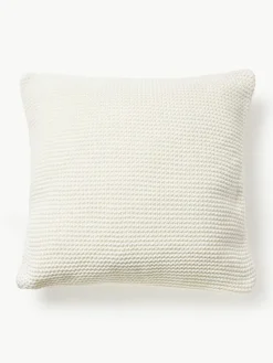 Strick-Kissenhülle Adalyn aus Bio-Baumwolle