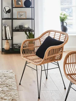 Strick-Kissenhülle Adalyn aus Bio-Baumwolle