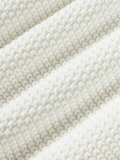 Strick-Kissenhülle Molly mit Pompoms