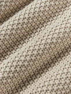 Strick-Kissenhülle Molly mit Pompoms