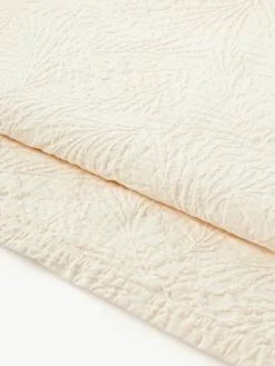 Strukturierte Baumwoll-Tagesdecke Panra