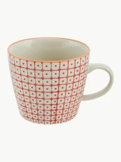 Tassen Carla mit kleinem Muster, 6er-Set