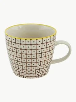 Tassen Carla mit kleinem Muster, 6er-Set