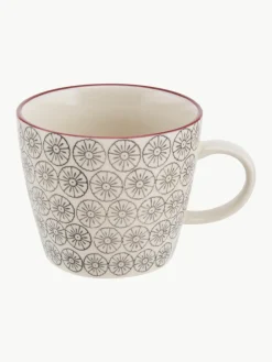 Tassen Karine mit kleinem Muster, 4er-Set