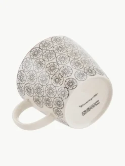 Tassen Karine mit kleinem Muster, 4er-Set