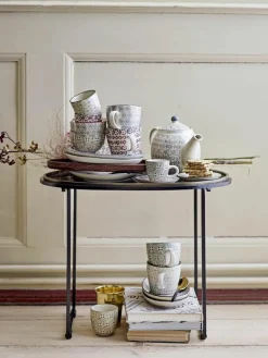 Tassen Karine mit kleinem Muster, 4er-Set