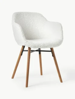 Teddy-Armlehnstuhl Fiji mit schmaler Sitzschale