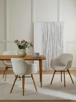 Teddy-Armlehnstuhl Fiji mit schmaler Sitzschale