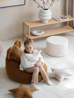 Teddy-Kuschelkissen Star