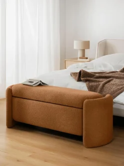 Teddy-Polsterbank Benji mit Stauraum