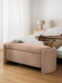 Teddy-Polsterbank Benji mit Stauraum