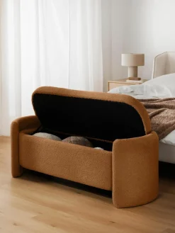 Teddy-Polsterbank Benji mit Stauraum