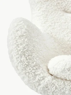 Teddy-Schaukelstuhl Wing mit Metall-Beinen