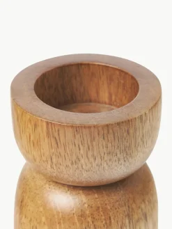Teelichthalter Matti aus Mangoholz, 2er-Set