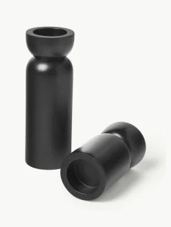 Teelichthalter Matti aus Mangoholz, 2er-Set