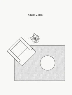 Teppich Campanula mit grafischem Muster