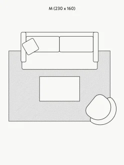 Teppich Rylee in organischer Form