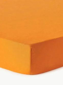 Topper-Spannbettlaken Airy, gewaschenes Leinen