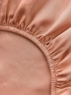 Topper-Spannbettlaken Comfort, Baumwollsatin