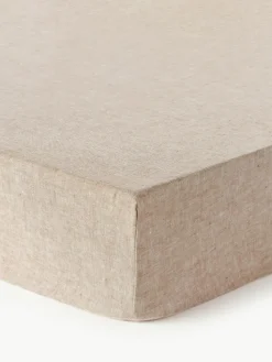 Topper-Spannbettlaken Linna, Leinen