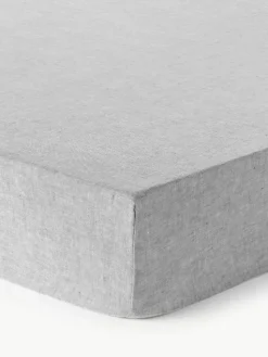 Topper-Spannbettlaken Linna, Leinen