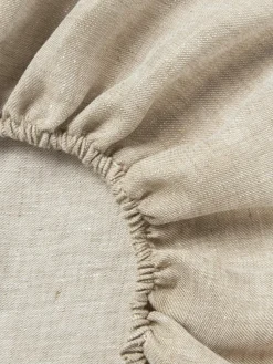 Topper-Spannbettlaken Linna, Leinen