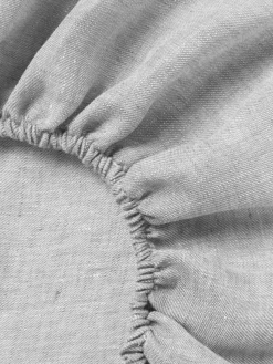 Topper-Spannbettlaken Linna, Leinen