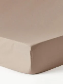 Topper-Spannbettlaken Premium, Baumwollsatin