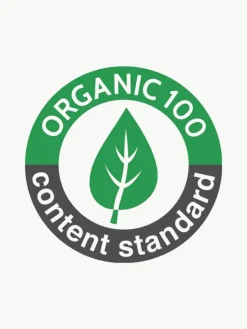 U-Heft-Hülle Pressed Leaves aus Bio-Baumwolle