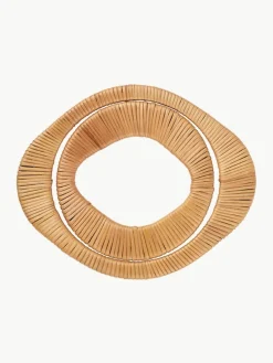 Untersetzer Tini aus Rattan, 2er-Set